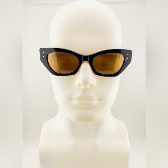 Ray-Ban Accessories - Ray-Ban Zena Bio-Based Women Sunglasses Polished Havana Frame with Brown Lenses